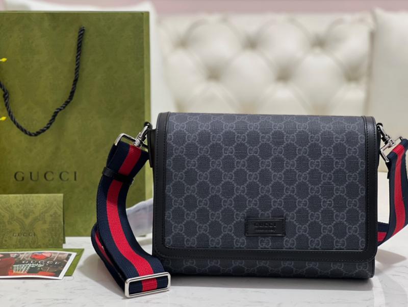 Gucci古馳雙G男士公文背包